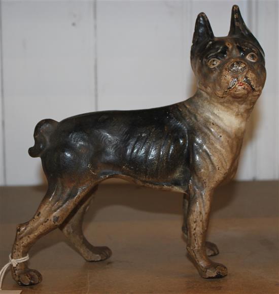 Iron figure of Boston Terrier(-)